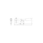 SAUTERELLE HORIZONTALE PIED VERTICAL – Image 2
