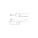SAUTERELLE A SERRAGE VERTICAL - LEVIER HORIZONTAL – Image 2
