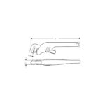CLEF POUR TUBE HEAVY DUTY COUDEE – Image 5