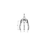EXTRACTEUR HYDRAULIQUE AUTOCENTRANT FORZA SERIE 1312THA – Image 2