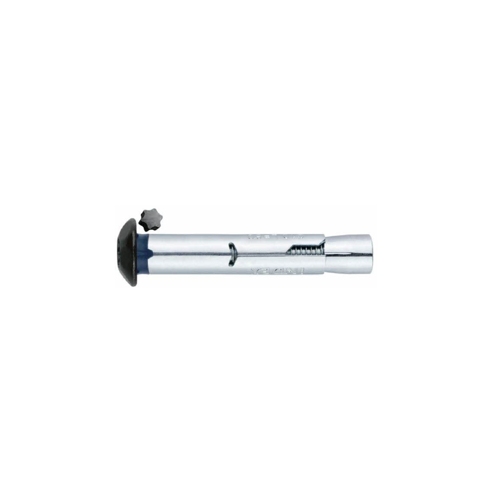 product-5373 Cheville anti-rotation charges moyennes Tête inviolable zinguée noire – Image 1