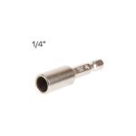 DOUILLE HEXAGONALE 1/4" FILETEE