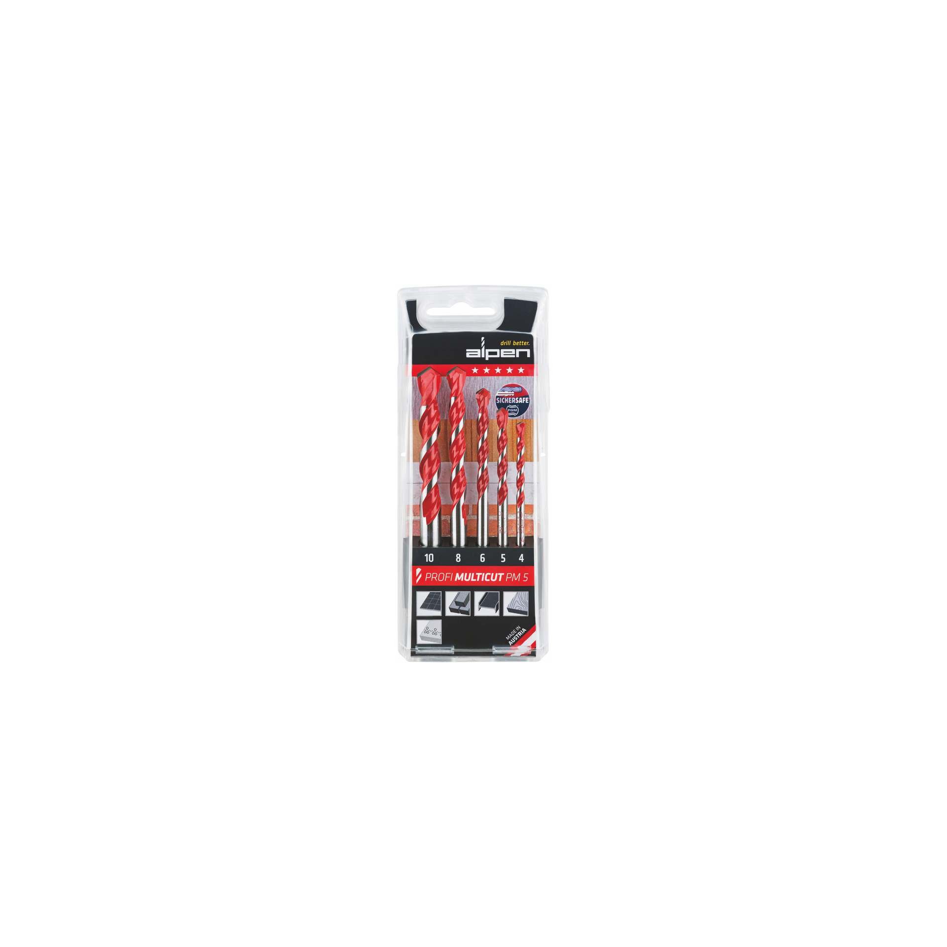 product-7637 Coffret - Foret multi-usage en carbure avec tige cylindrique, court – Image 1