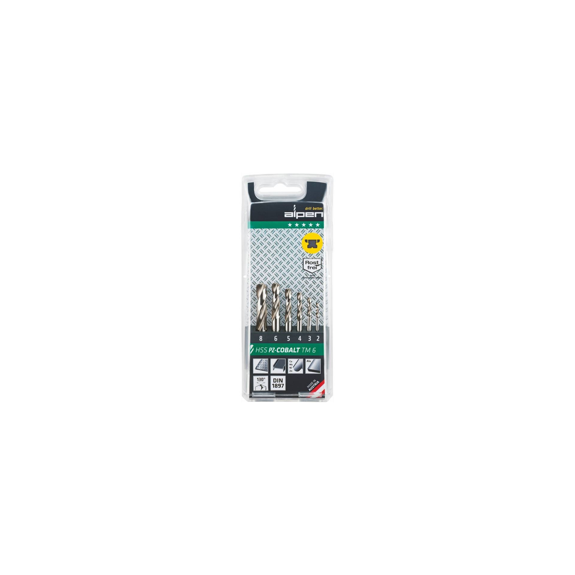product-7644 Coffret - Foret hélicoïdal HSS-Co, extra-court, DIN 1897 PZ - SET – Image 1