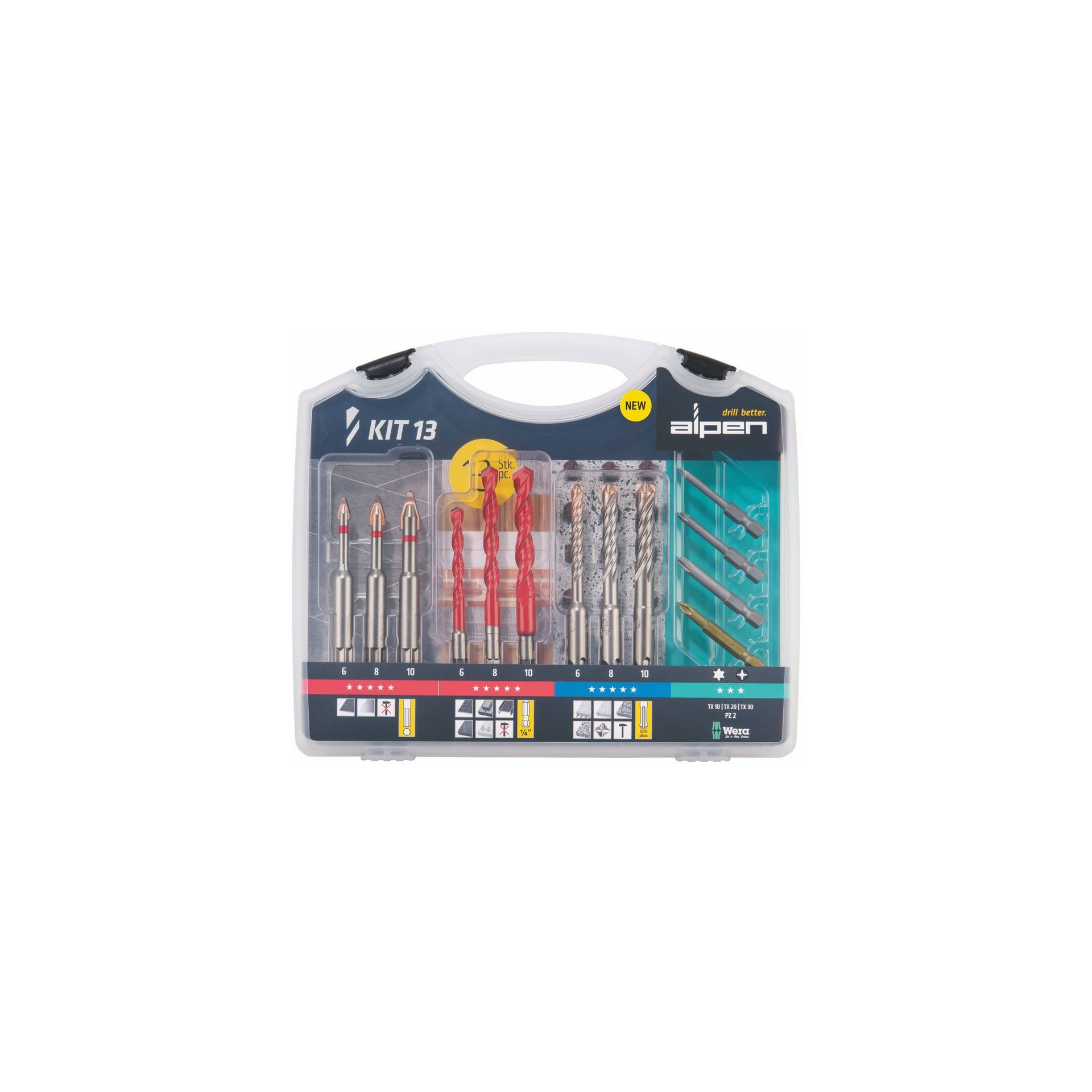 product-7674 Coffret - Set de forets et vis C PROTECTOR KIT13 (m.Force-X) – Image 1