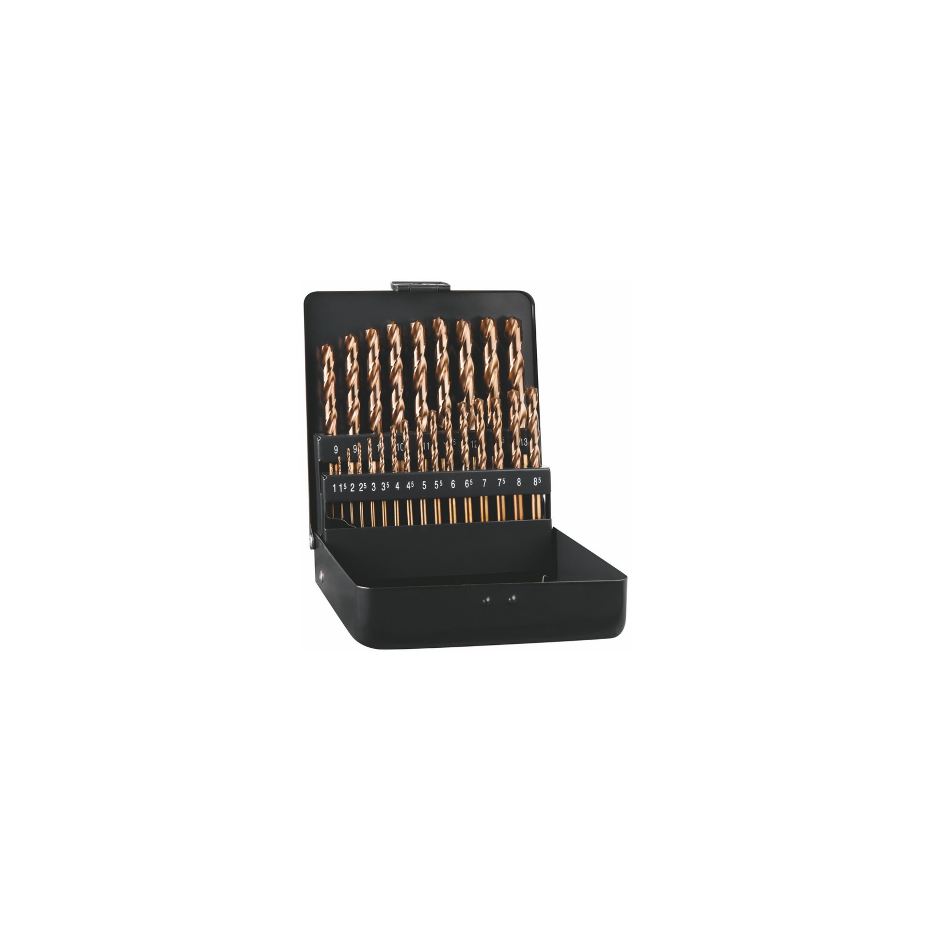 product-7772 Coffret - Foret hélicoïdal HSS Cobalt, tige à 3 pans, court, DIN 338 RN – Image 1